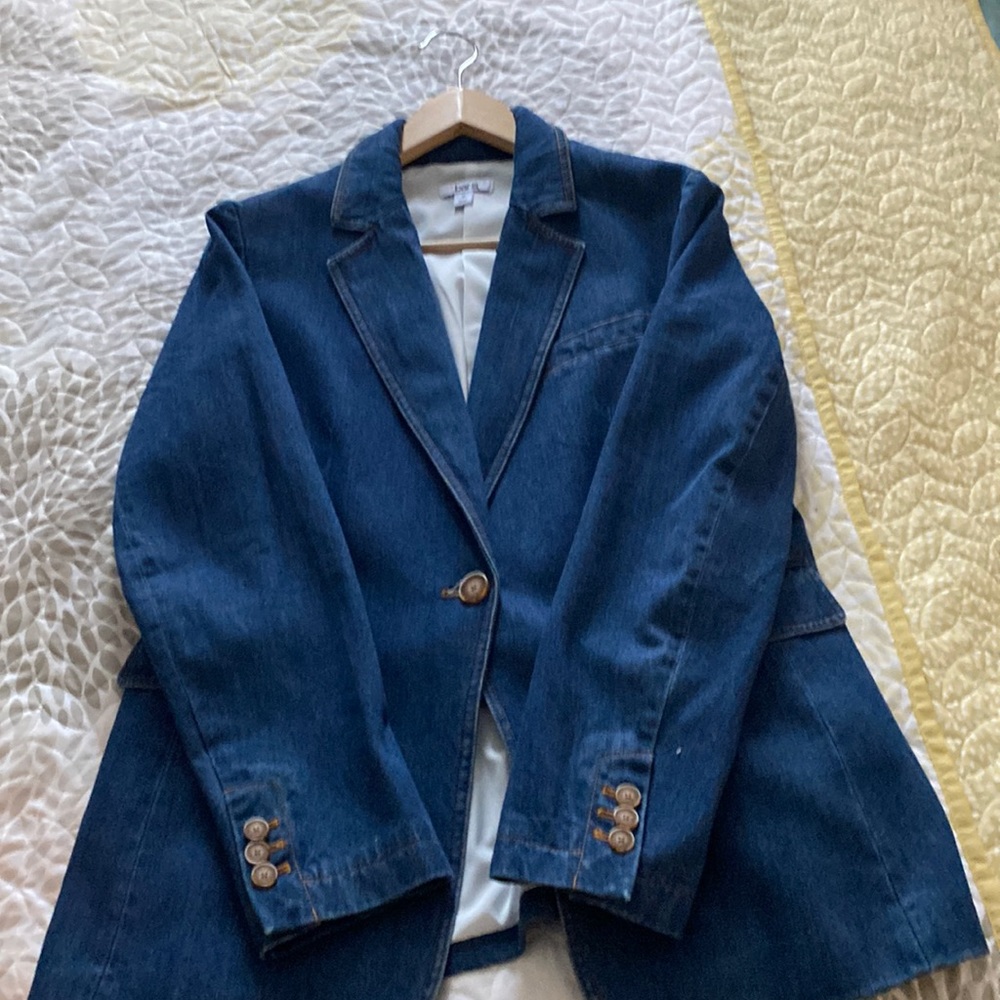 Denim blazer jacket